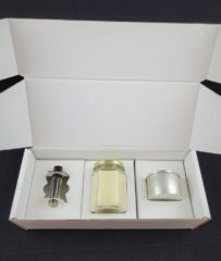 3 product shipper with 3 different inserts by Salazar Packaging