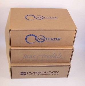 Custom-printed 9x6.5x2.75 stock corrugated mailer Custom-printed 9x6.5x2.75 stock corrugated mailer