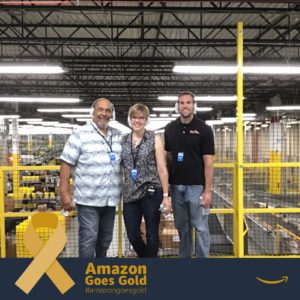 Dennis, Lenora and MIke at Amazon