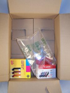 Excessive, over sized packaging example, oversized packaging, e-commerce packaing