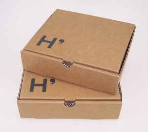 Harry's one color on Kraft printed outside
