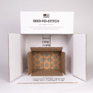 Interior prints on an RSC box by Salazar Packaging