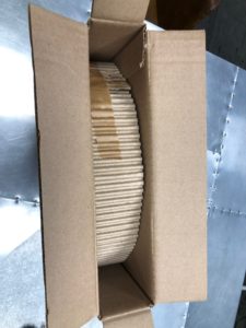 Lid packed in lower cost end load FOL by Salazar Packaging