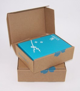 Rigid gift box in Eco Mailer