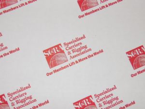 SCRA screened interior print