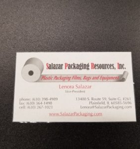 Old business card example BEFORE rebranding