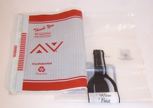 Secure document mailer and sealable wine bag Secure document mailer and sealable wine bag