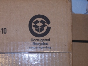 poor corrugated shipping boxes from staples october 2009 Worse Green Shipping Boxes in October, 2009