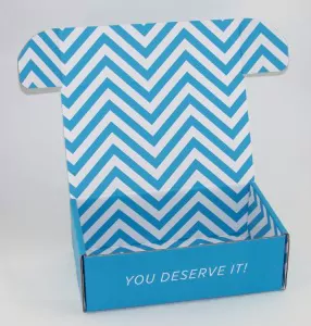 Two side, one color print on white inside and out