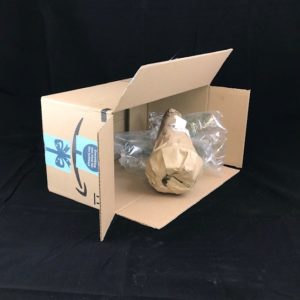 example of bad packaging, wasted space, right-sizing