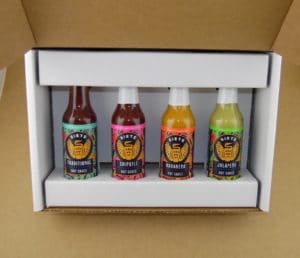 bottles with perimeter air cell 
