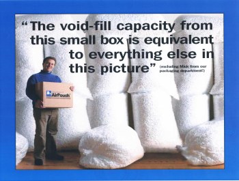bulky loosefill wastes storage space Loosefill Wastes Resources