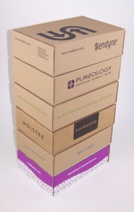 different semi-custom printed versions of 9-6-2 mailers