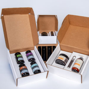 Internal protective packaging for jars and bottles.